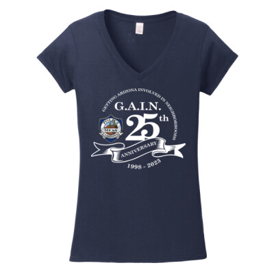 Ladies V-neck GAIN T-shirt Thumbnail
